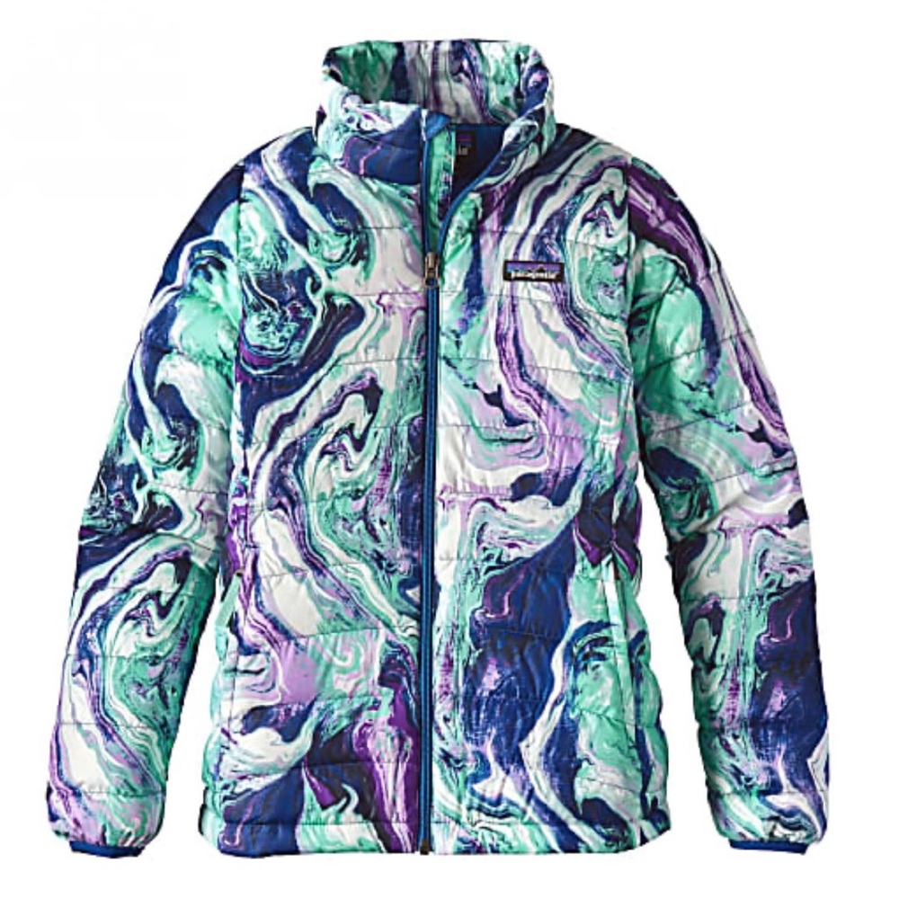 Kids down sweater, Rivermouth - birch white